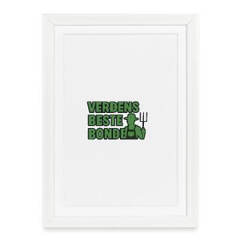 Le meilleur agriculteur du monde - Affiche encadrée (27 × 37 cm) - blanc - Devant