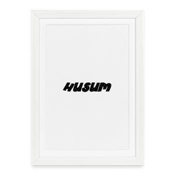 Husum - Affiche encadrée (27 × 37 cm) - blanc - Devant