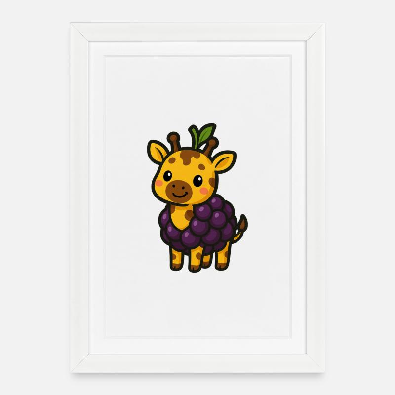 Gira Brommel - Framed poster (27 × 37 cm) - white