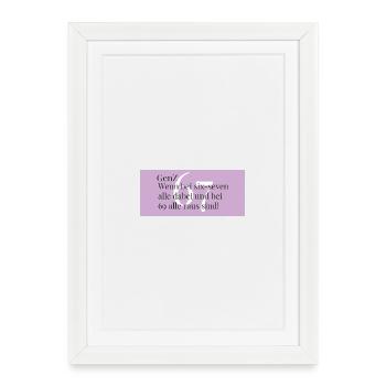 GenZ - six seven - Everyone is there - Framed poster (27 × 37 cm) - white - Front