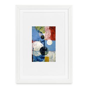 herbi793_abstract - Framed poster (27 × 37 cm) - white - Front