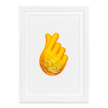 ANOW - Affiche encadrée (27 × 37 cm) - blanc - Devant