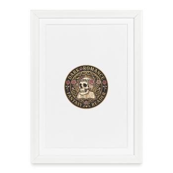 Dark Romance - Framed poster (27 × 37 cm) - white - Front