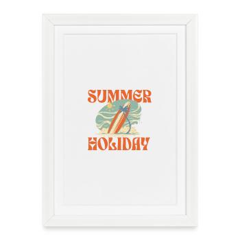 Summer Holiday - Framed poster (27 × 37 cm) - white - Front