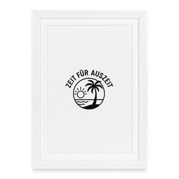 Time for time out - Vanlife / Motorhome - Framed poster (27 × 37 cm) - white - Front