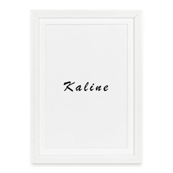 Kaline Münster Design "Véritable jovel!" - Affiche encadrée (27 × 37 cm) - blanc - Devant