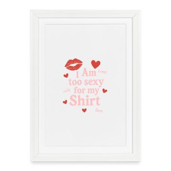 Accentuation confiante et ludique - Affiche encadrée (27 × 37 cm) - blanc - Devant
