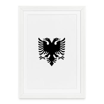 Albanian Kotka - Framed poster (27 × 37 cm) - white - Front