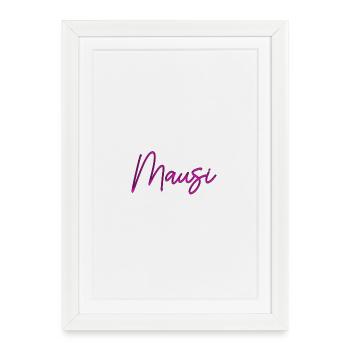 Mausi-_Valentinstag-_Jahrestag-_Beziehung_Kosen - Framed poster (27 × 37 cm) - white - Front
