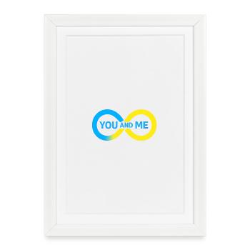 Vivid friendship illustration - Framed poster (27 × 37 cm) - white - Front