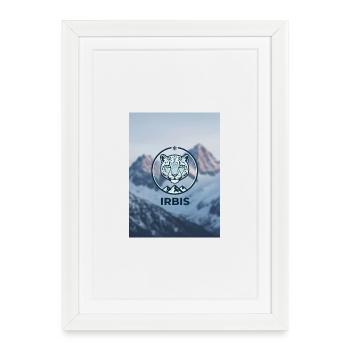Irbis des Montagnes - Affiche encadrée (27 × 37 cm) - blanc - Devant