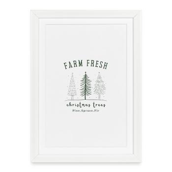 Farm Fresh, Christmas Trees - Framed poster (27 × 37 cm) - white - Front