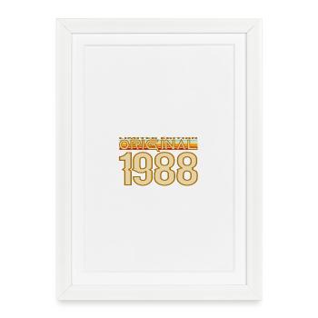 Original 1988 Retro Limited - Framed poster (27 × 37 cm) - white - Front