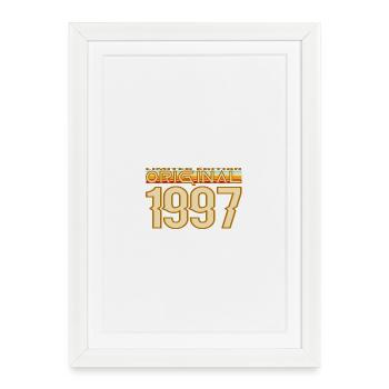 Original 1997 Vintage Édition Limitee - Affiche encadrée (27 × 37 cm) - blanc - Devant