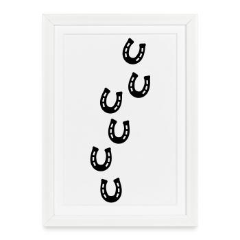 Horseshoe Track - Framed poster (27 × 37 cm) - white - Front