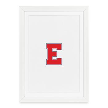 ÉCOLE SECONDAIRE DE L’EST - Affiche encadrée (27 × 37 cm) - blanc - Devant