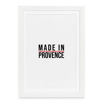 Made in Provence - Affiche encadrée (27 × 37 cm) - blanc - Devant