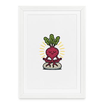 Rooted in Peace - Framed poster (27 × 37 cm) - white - Front