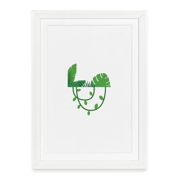 Nature modern - Framed poster (27 × 37 cm) - white - Front