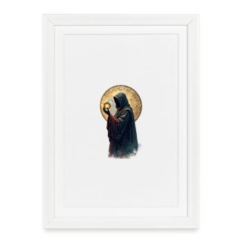 Lumière runique du Gardien - Affiche encadrée (27 × 37 cm) - blanc - Devant