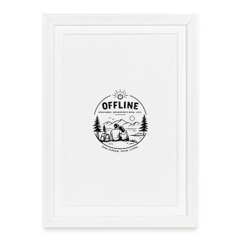 Offline time-out at the lake - Framed poster (27 × 37 cm) - white - Front
