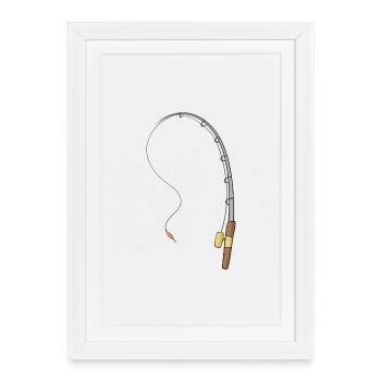 Angel - Affiche encadrée (27 × 37 cm) - blanc - Devant