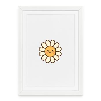 Daisy Radiant Smile - Framed poster (27 × 37 cm) - white - Front