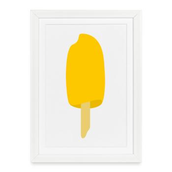 Mango popsicles - Framed poster (27 × 37 cm) - white - Front
