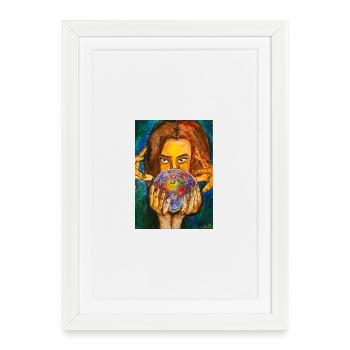 The Seer - Framed poster (27 × 37 cm) - white - Front