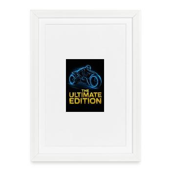Neon Moto Racer The Ultimate Edition - Framed poster (27 × 37 cm) - white - Front