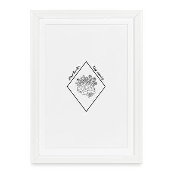Mind Garden Brain Keep Growing - Framed poster (27 × 37 cm) - white - Front