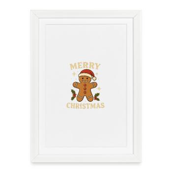 Joyeux Noël - Affiche encadrée (27 × 37 cm) - blanc - Devant