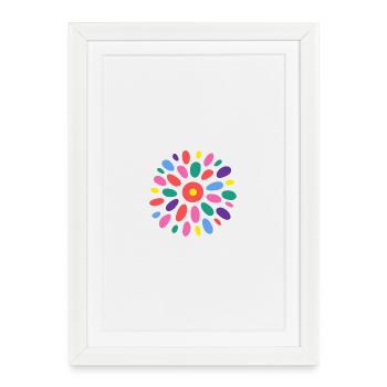 HAPPY BIRTHDAY. HAPPY BIRTHDAY. CONGRATULATIONS - Framed poster (27 × 37 cm) - white - Front
