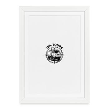 IFA-Tours Logo - Affiche encadrée (27 × 37 cm) - blanc - Devant