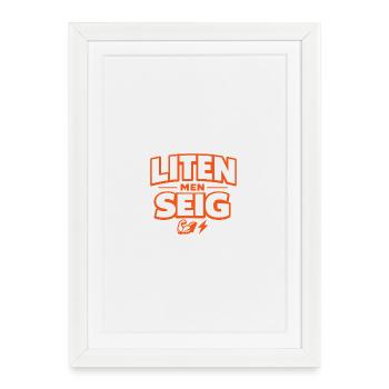 Small but tough - Framed poster (27 × 37 cm) - white - Front