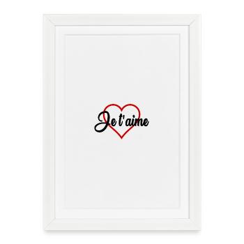 EVJF. MARIEE. TEAM. TEAM MARIEE. FUTURE MARIEE - Affiche encadrée (27 × 37 cm) - blanc - Devant
