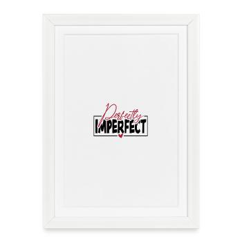 Parfaitement imparfait - Affiche encadrée (27 × 37 cm) - blanc - Devant