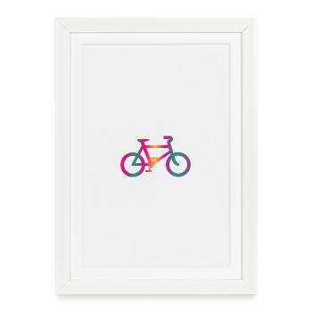 BIKE. RETIREMENT. RETIREMENT. RETIRED. RETIREMENT - Framed poster (27 × 37 cm) - white - Front