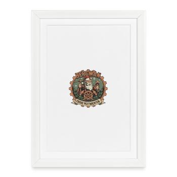 Pottnachten de Noël des Mineurs - Affiche encadrée (27 × 37 cm) - blanc - Devant