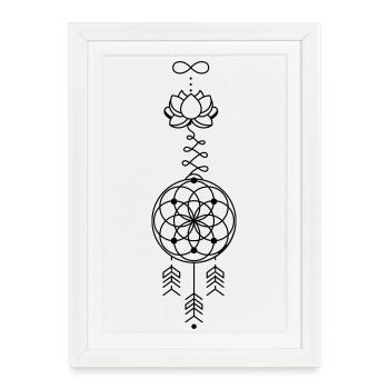 Dream Totem – Symbol of the Dream World - Framed poster (27 × 37 cm) - white - Front
