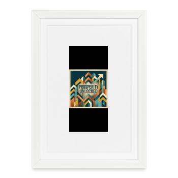 Property unlock - Framed poster (27 × 37 cm) - white - Front