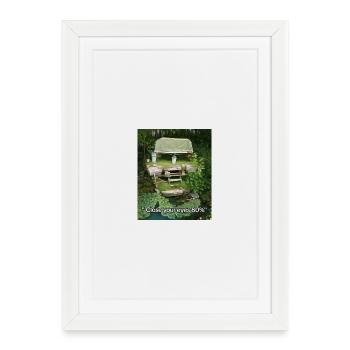 Eyes 80% garden idyll - Framed poster (27 × 37 cm) - white - Front