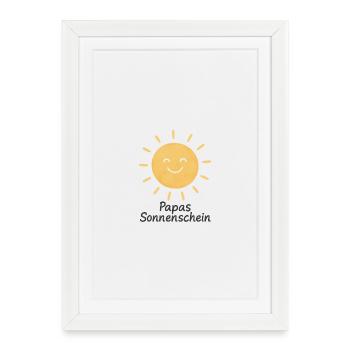 Happy sunshine - Framed poster (27 × 37 cm) - white - Front