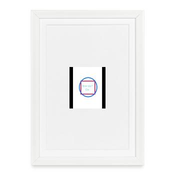 Geil - Gerahmtes Poster (27 × 37 cm) - Weiß - Vorne