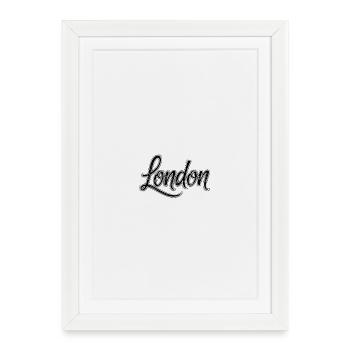 London - Framed poster (27 × 37 cm) - white - Front