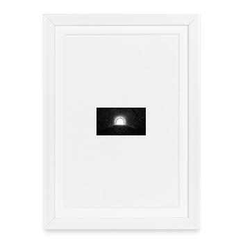 dark - Affiche encadrée (27 × 37 cm) - blanc - Devant