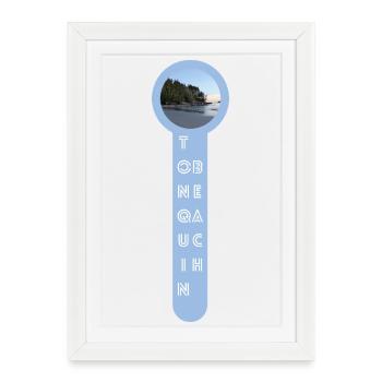 Tonquin Beach 2 - Framed poster (27 × 37 cm) - white - Front