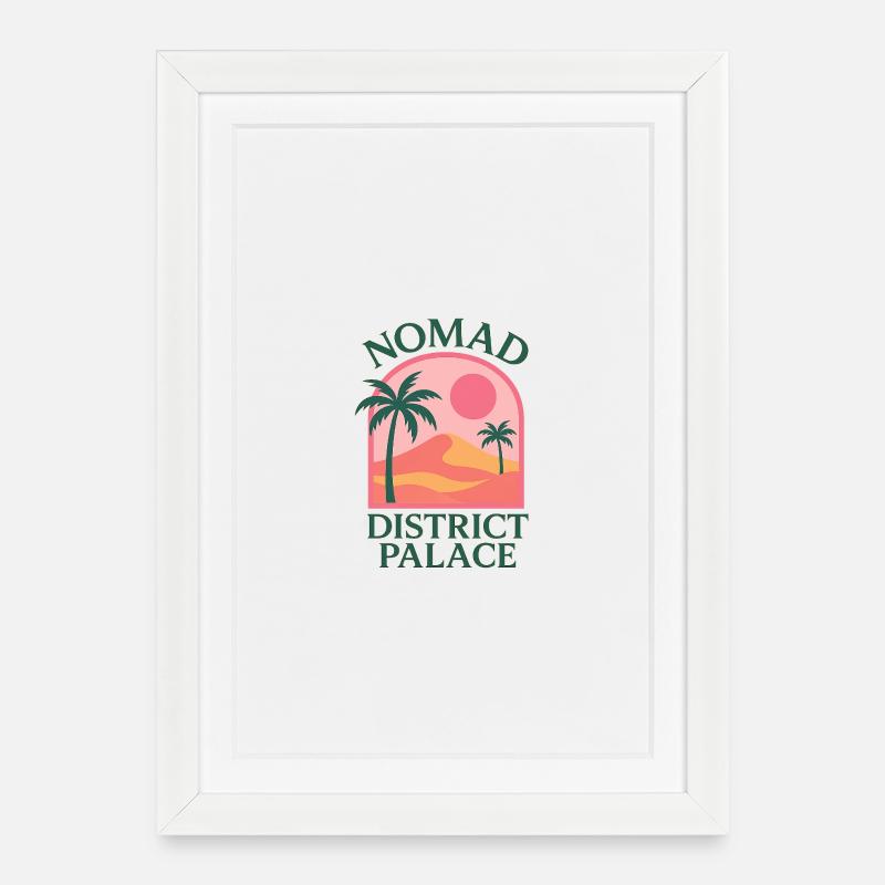 NPD004 - Framed poster (27 × 37 cm) - white