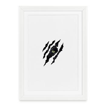 Panther Claw - Framed poster (27 × 37 cm) - white - Front