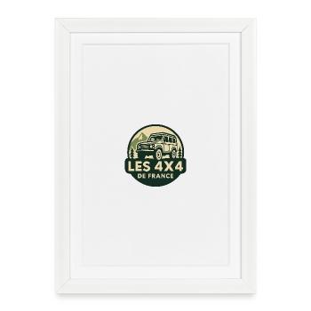 The 4x4 of France - Framed poster (27 × 37 cm) - white - Front